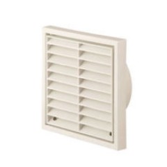 6 inch 150mm external grill fixed White